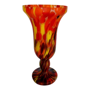 Early 1900’s Antique Multi Color Satin Art Glass Vase