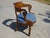 Antique Gondola Armchair in Walnut and Fabric For Sale - Image 16 of 18