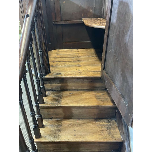 Brown 19th Century English Church Pulpit in Fir and Pitch Pine For Sale - Image 8 of 18