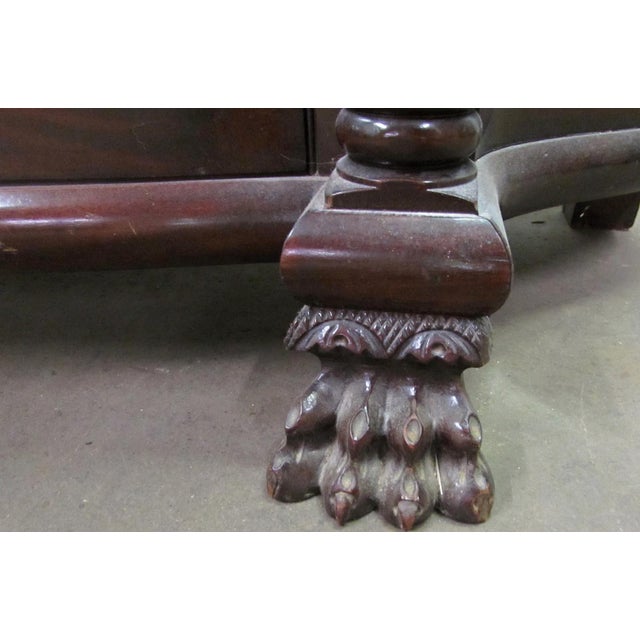 Wood Mid 20th Century Spanish Revival Greek Key Curio Cabinet For Sale - Image 7 of 8