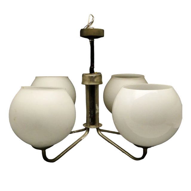 Mid-Century Chandelier, Poland, 1970s For Sale