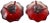 Traditional Fenton Ruby Red Glass Candle Holders – A Pair For Sale - Image 3 of 4