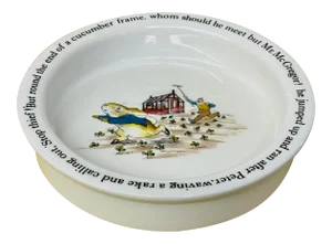 Vintage Mid 20th Century Wedgwood “Peter Rabbit” Baby Bowl