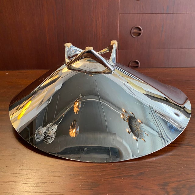 Late 20th Century Stainless Steel "Koppel" Wave Bowl by Henning Koppel for Georg Jensen For Sale In New York - Image 6 of 6