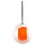 Mid-Century Eclisse Pendant Light in White and Orange Murano Glass, 1960s For Sale - Image 13 of 13