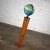 Mid-Century Modern Mid-Century Modern World Globe Repogle World Horizon Series Lighted on Custom Pine Stand For Sale - Image 3 of 13