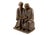 Metal Art Deco 20th Century Reading Monks Sculpture in Bronze For Sale - Image 7 of 10