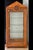 Brown Hickory White Neo-Classical Biedermeier Style Walnut Vitrines Cabinets - Pair For Sale - Image 8 of 8