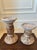 Vintage 7” French Glazed Terracotta Pillar Candleholder For Sale - Image 13 of 14