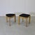 Tan Set of De Nos Stools in Beech with Fabric Seats by Angelo Mangiarotti for La Fonte Del Mobile, 1970s For Sale - Image 8 of 9