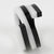Black and White Multi-Layer Lucite Coiled Bracelet Bangle For Sale - Image 9 of 11