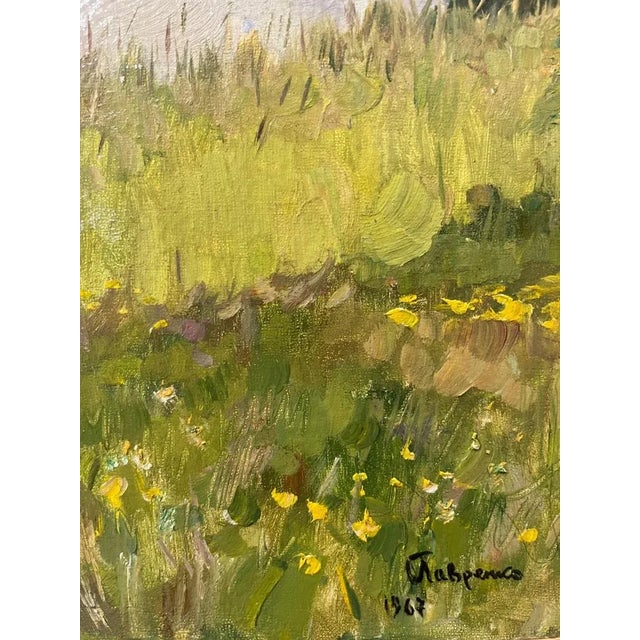 Modern Boris Lavrenko, Campo di Segala, Oil Painting, 1967, Framed For Sale - Image 3 of 7