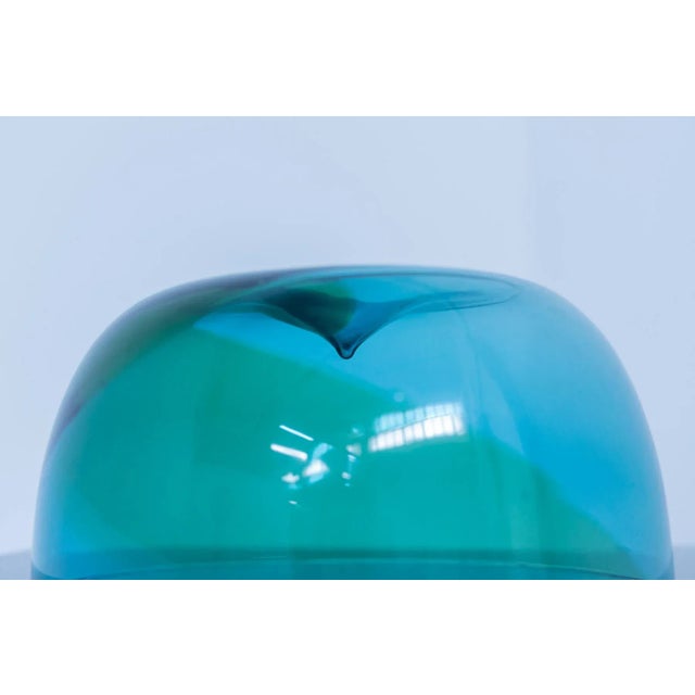 Venini Vintage Murano Glass Bowl by Tapio Wirkkala for Venini, 1980s For Sale - Image 4 of 7