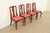 Henkel Harris Henkel Harris Queen Anne Solid Cherry Wood Dining Chairs, Set of Four For Sale - Image 4 of 13