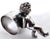 19thC Silver Plated Victorian Figural Napkin Ring; "Winged Cherub Pushing Ring" For Sale - Image 4 of 7
