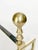 Brass and Cast Iron Andirons, France, 1970s, Set of 2 For Sale - Image 6 of 11