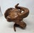 Vintage 1966 Hand Carved Wood Bighorn Sheep Ram's Head 9" Tall Signed Orren Hutter Calif For Sale - Image 13 of 14