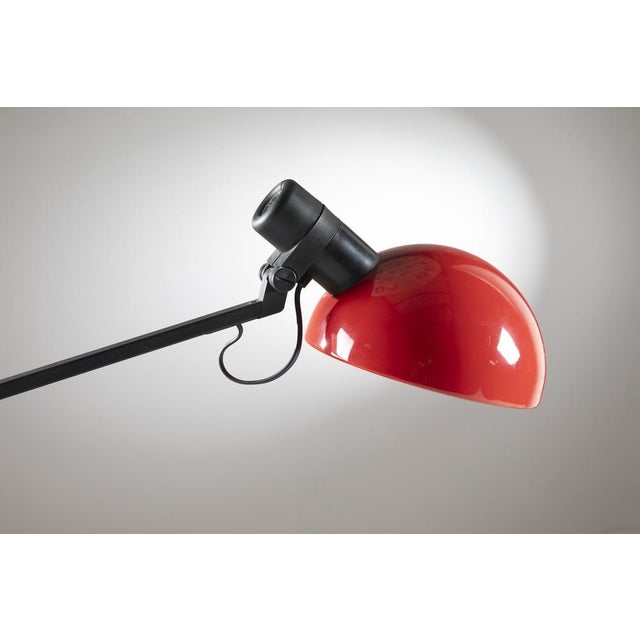 Mid-Century Modern Large Vintage Adjustable Desk Lamp by Bruno Gecchelin for Guzzini, 1982 For Sale - Image 3 of 11