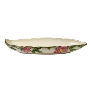 Do Not Use 1940s Franciscan Desert Rose Relish Serving Dish For Sale