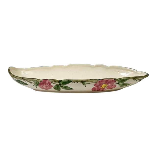 Do Not Use 1940s Franciscan Desert Rose Relish Serving Dish For Sale