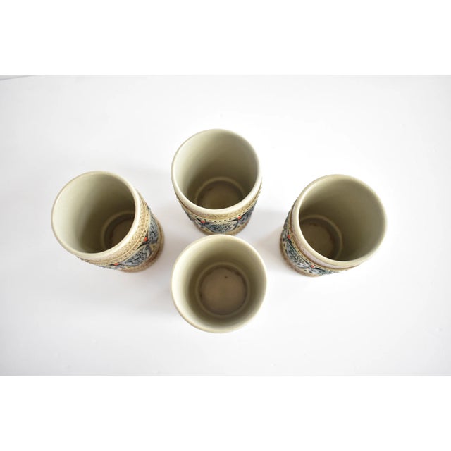 Mid 20th Century Mid-Century Gerz West German Ceramic Tumblers - Set of 4 For Sale - Image 5 of 7