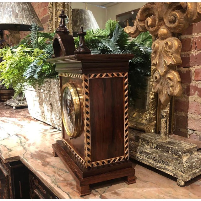 Seiko Inlaid Bracket Clock For Sale - Image 4 of 5