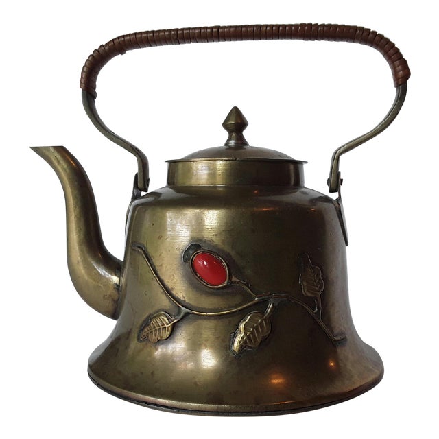Vintage Chinese Brass Teapot Chairish