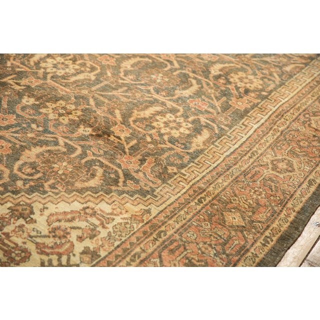 Old New House Vintage Distressed Mahal Carpet - 8'2" x 12'7" For Sale - Image 4 of 14