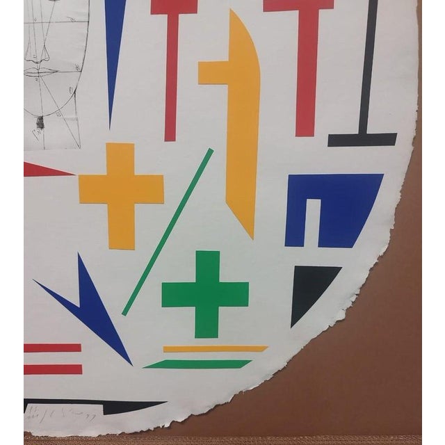 Mimmo Paladino, Shield 3, 1999, Silkscreen For Sale - Image 6 of 7