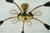 Mid-Century Sputnik Spider Ceiling Lamp in Brass, Metal and Plastic, 1950s For Sale - Image 13 of 14