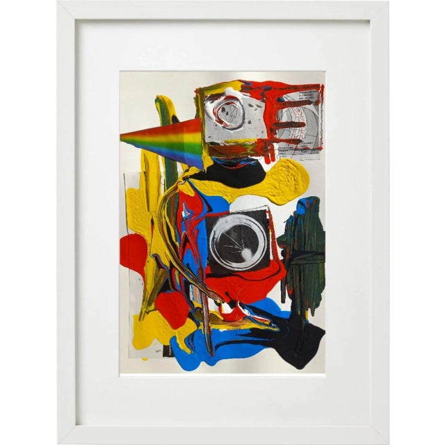 One-of-a-Kind High-End Framed Abstract Acrylic Paintings "The Physics" #1 by Diane Grant Individual frame size (in.): W....