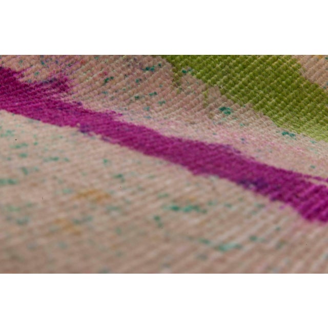 Early 21st Century Abstract Modern “Daliesque” Wool Rug by Doris Leslie Blau For Sale - Image 5 of 8