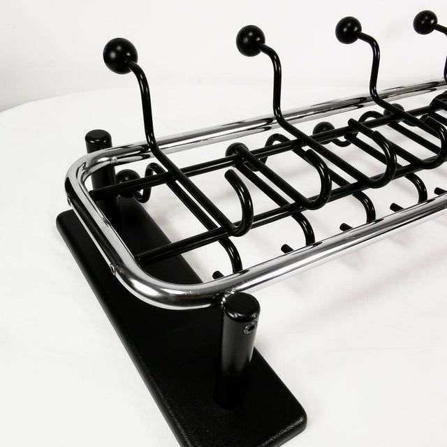 Metal Modernist Wall Hanger, Germany, 1960s For Sale - Image 7 of 16