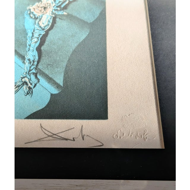 Salvador Dali, Invisible Man, Color Lithograph on Arches Paper, 1970s For Sale - Image 7 of 8