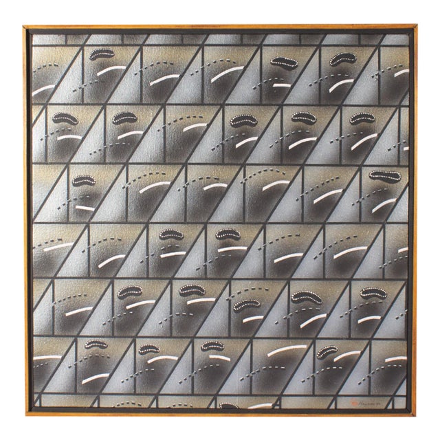 1983 “Sushi Series No. 2” Oil and Airbrush Painting by Carl Hayano For Sale