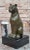 Condition: This sculpture is in perfect condition Bronze Dimensions with Marble Base: 10.5" X 5" Marble Dimensions:5" X 5"...