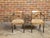 19th Century Pair of English Regency Period Early 19th Century Black and Gold Armchairs For Sale - Image 5 of 12