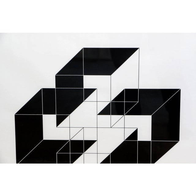 Op Pop Art Lithoggraphs Illegibly Signed - a Pair For Sale - Image 4 of 9