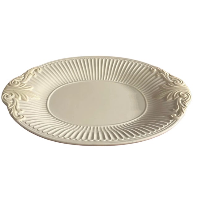 1990s Porcelain 17” Oval Serving Platter From the 'Butler's Pantry' Collection by Lenox For Sale - Image 12 of 12