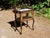 Antique Solid Oak Vitrine Cabinet Serving Bar Tea Cart Trolley For Sale - Image 14 of 18