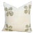Vintage Toli Leaf Printed Organic Silk Pillow For Sale