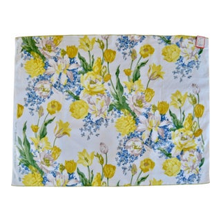 Brunschwig and Fils “Tulip” Hand Printed Cotton Fabric Sample - For Sale