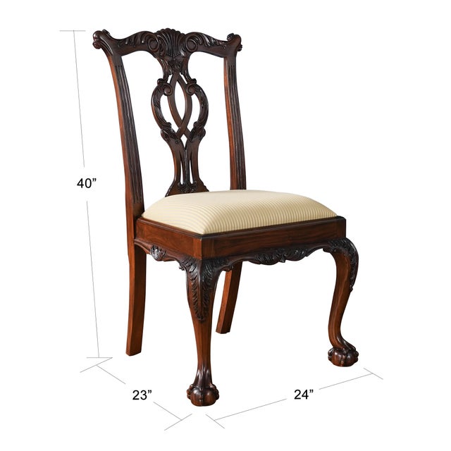 Traditional Niagara Furniture Cambridge Mahogany Chairs - Set of 10 For Sale - Image 3 of 12
