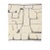 Abstract Puzzle Line Hand-Knotted Wool Rug | 7'3" X 6'8" | One of a Kind For Sale