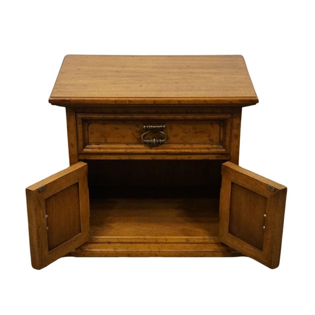 Late 20th Century Drexel Heritage Velero Collection Italian Neoclassical 26" Cabinet Nightstand 402-620-1 For Sale - Image 5 of 12