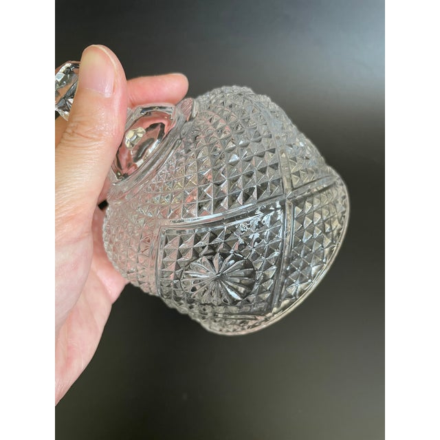 1970s Vintage Domed Covered Butter Dish by Fostoria Glass For Sale - Image 5 of 9