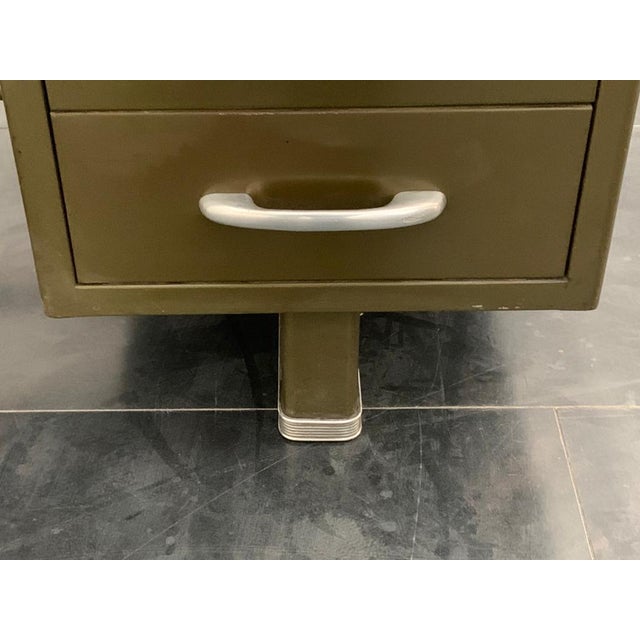 Aluminium Desk with Laminate Top from Carlotti, 1950s For Sale - Image 6 of 11