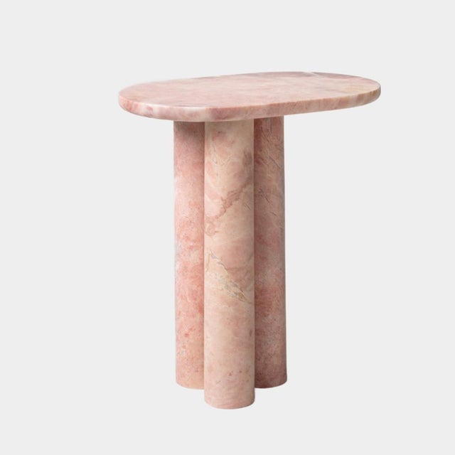 Trio No. III Pink Marble Side Table from Kiwano Concept For Sale - Image 6 of 6