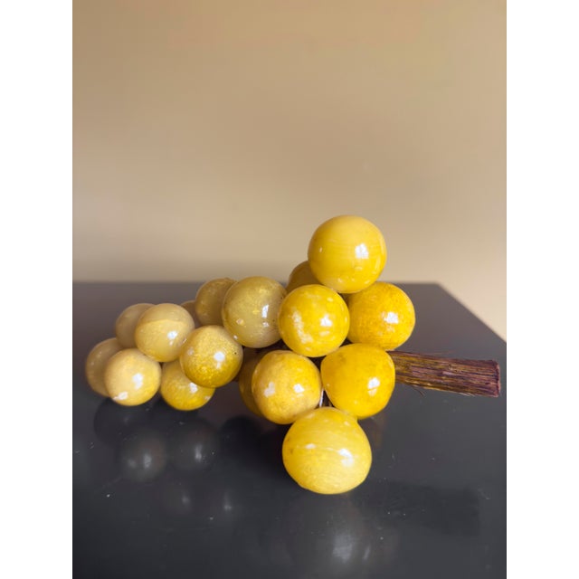 Vintage, Mid-Century Italian Alabaster Grape Cluster, 1960s For Sale In Cincinnati - Image 6 of 6