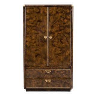 1960s Attributed Mastercraft Chest Armoire Dresser For Sale